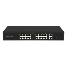 PoE Switch with Gigabit Uplink and SFP Ports